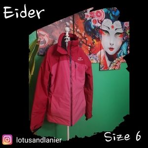 Eider Red Defender 2LS Ski Jacket Size 6